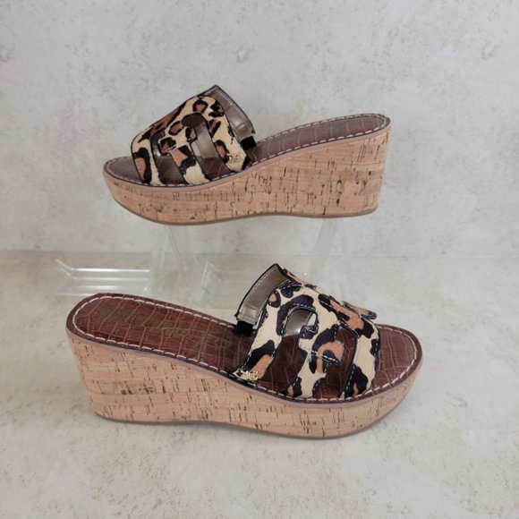 SAM EDELMAN regis sandals brown Sz 6.5 - Picture 3 of 8